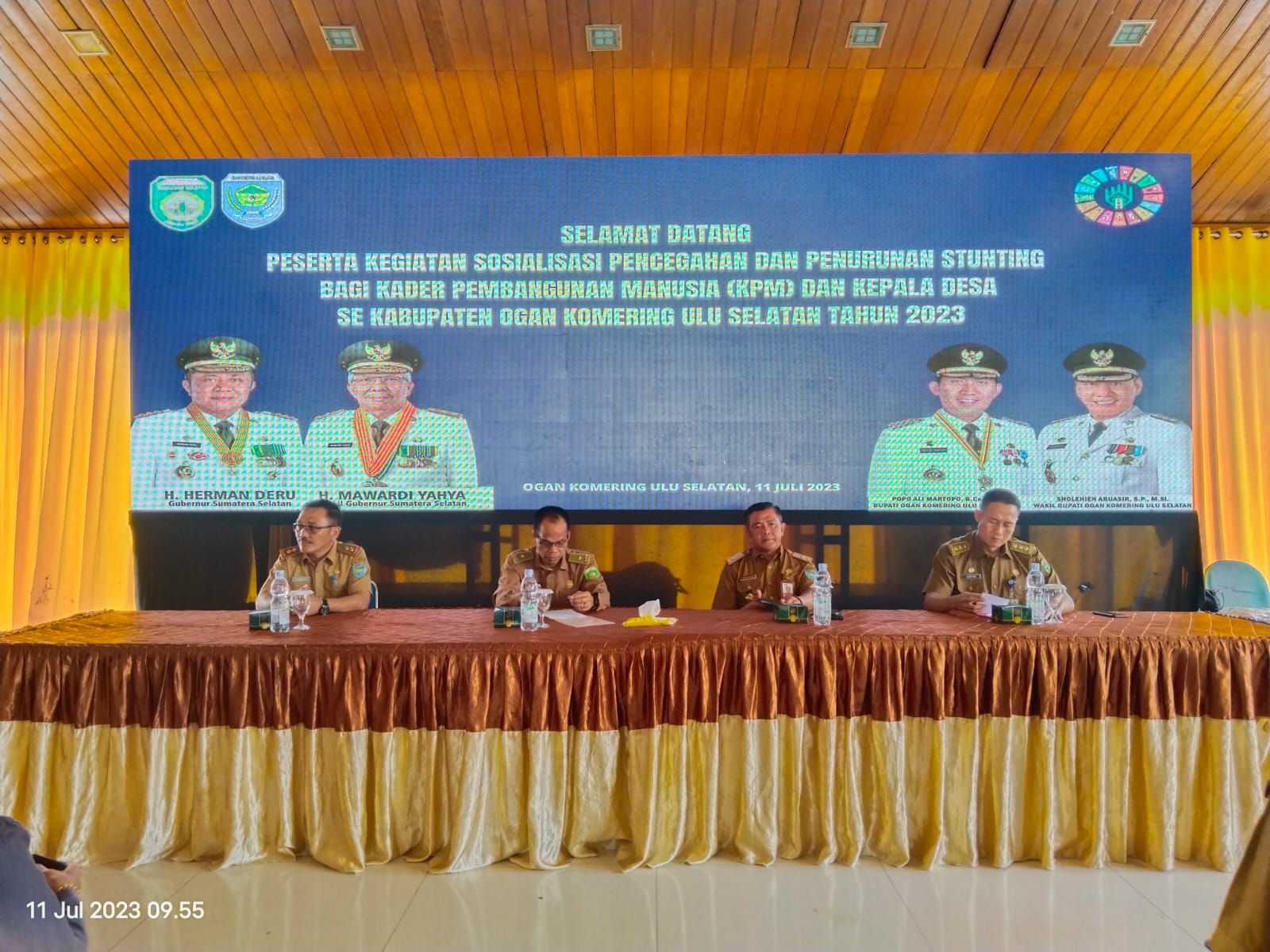 Upaya Cegah Stunting, Bupati Gelar Rapat Sosialisasi Kader dan Kades OKU Selatan