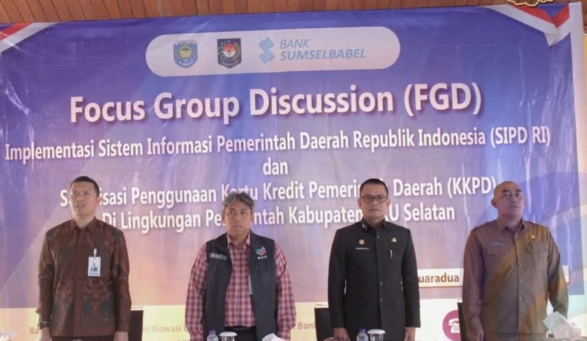 Sekda OKU Selatan Hadiri Diskusi Implementasi SIPD-RI dan Sosialisasi Kartu Kredit Pemerintah Daerah