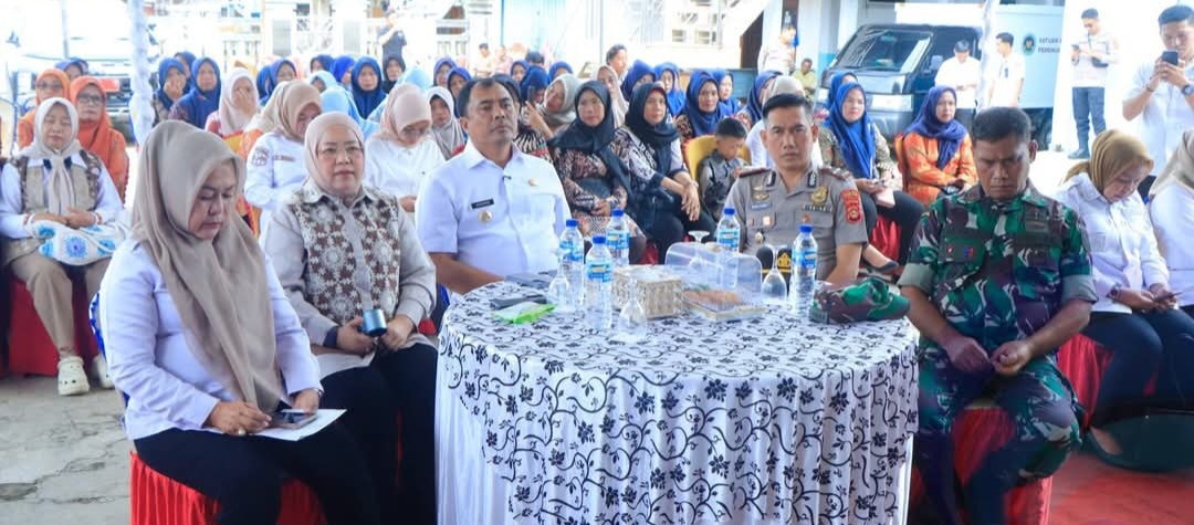 Bupati Abusama Launching Dapur Makan Bergizi Gratis SPPG Vera Jaya di Runjung Agung