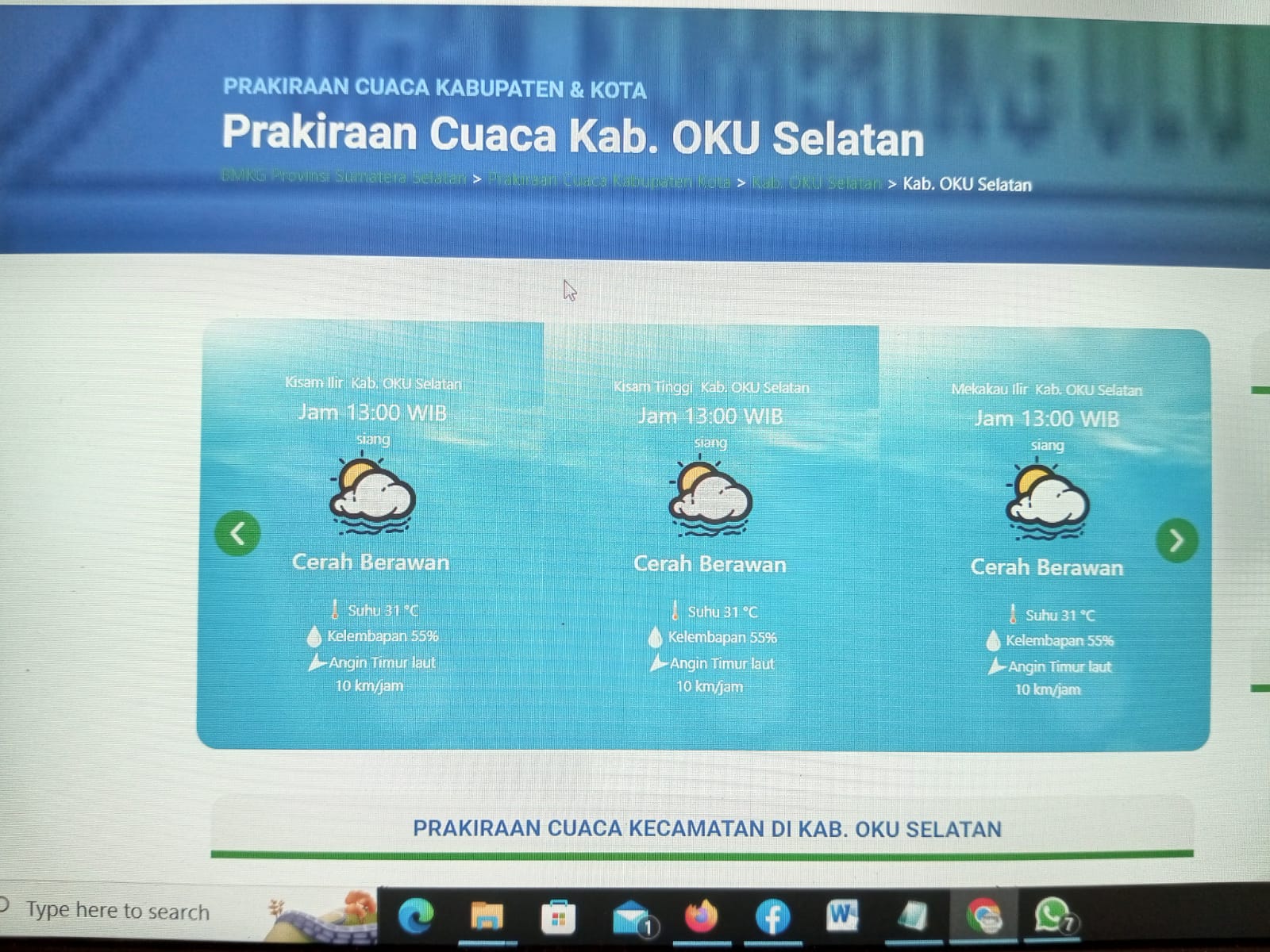 Musim Kemarau yang Panjang Menghantui OKU Selatan, Petani Terdampak, Polusi Udara Meningkat