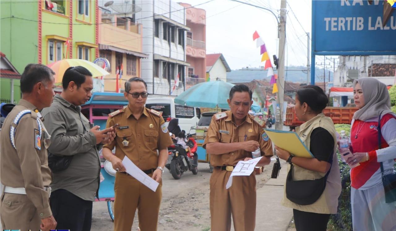 Asisten III Pimpin Survey Lapangan untuk Kegiatan Jalan Sehat dan Senam Sehat, Pastikan Jalur Aman