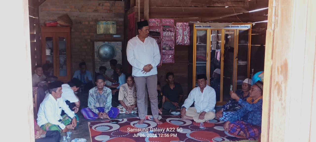 Menyerap Aspirasi Warga, Abusama Bakal Calon Bupati OKU Selatan Kunjungi Desa Sinar Napalan Ajak Doa Bersama