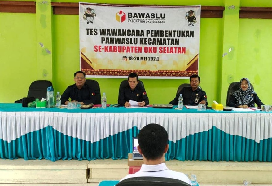 43 Peserta Ikuti Tes Wawancara Calon Anggota Panwascam Pilkada 2024