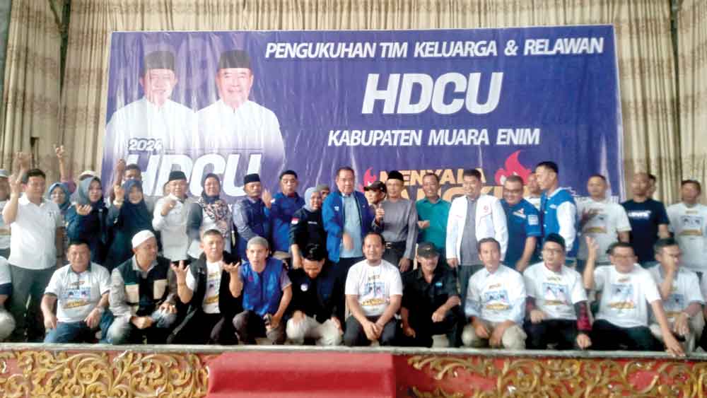 HDCU Targetkan Menang 75 Persen di Muara Enim