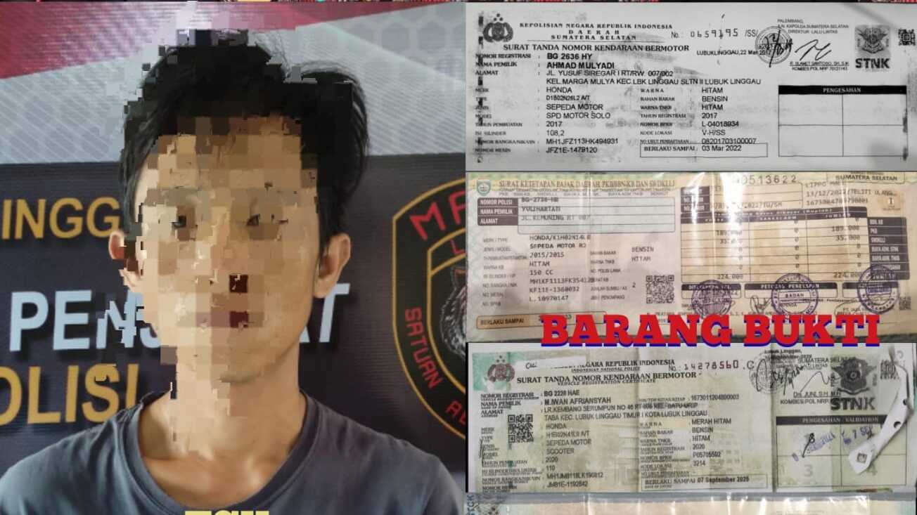 Boby Palak Curup, Spesialis Curanmor Ditangkap Polisi Setelah 7 Tahun Melarikan Diri