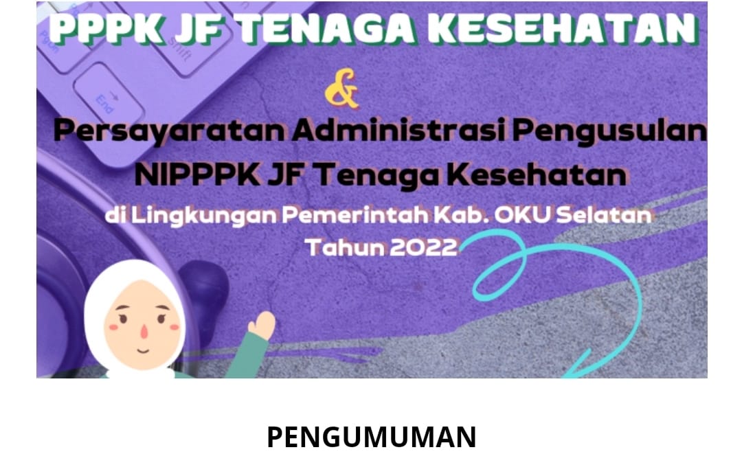 Pemkab OKU Selatan Resmi Umumkan Hasil Seleksi PPPK Nakes Tahun 2022, Klik Link Ini Siapa Tau Nama Kamu Lulus