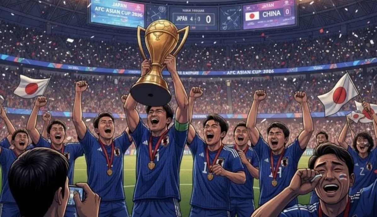 Jepang juara Piala Asia U-23, kalahkan China 4-0