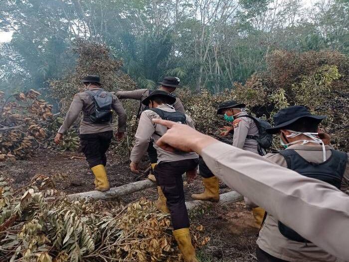 Operasi Pemadaman Karhutla di Indralaya Utara, Tim Gabungan Berhasil Mengatasi Api dengan Water Bombing