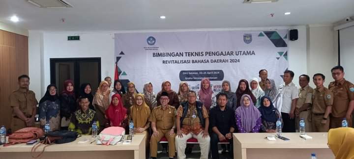 Dinas Pendidikan Gelar Bimtek Pengajar Revitalisasi Bahasa Daerah