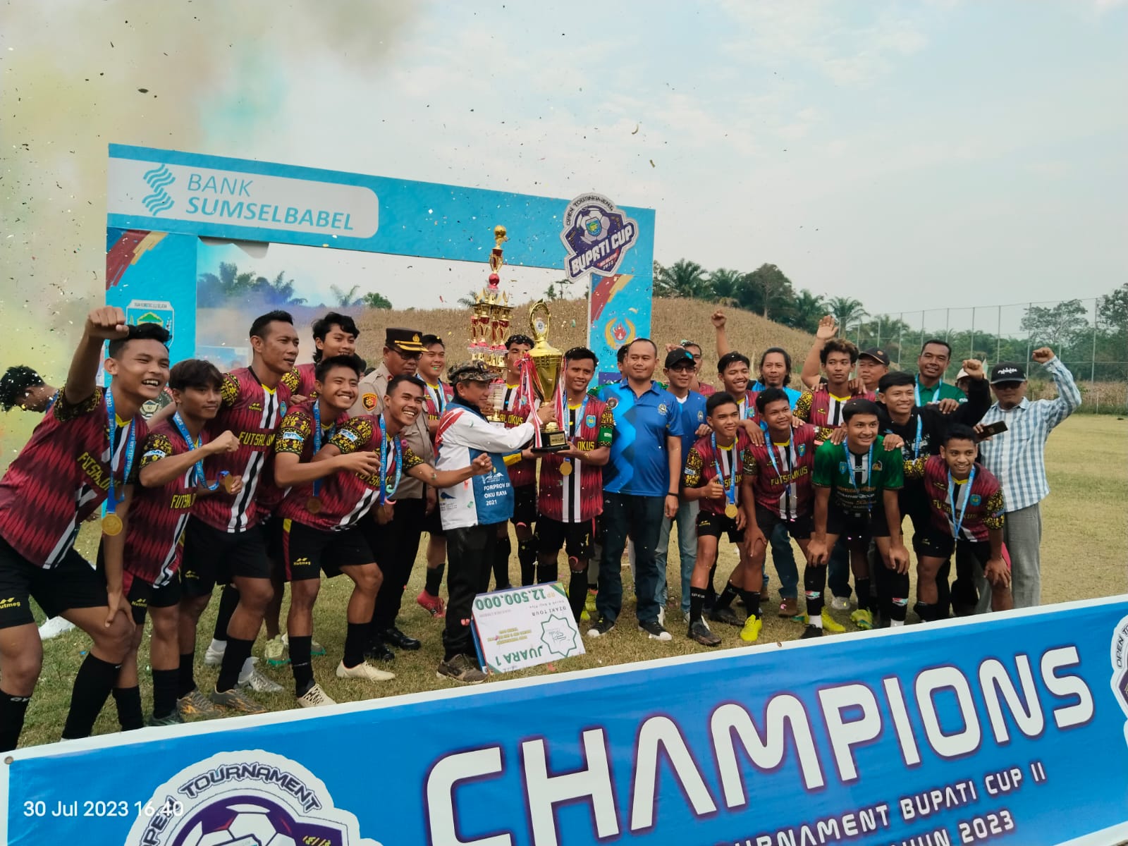 Turnamen Bupati CUP II,Ini Lah Juara Nya 