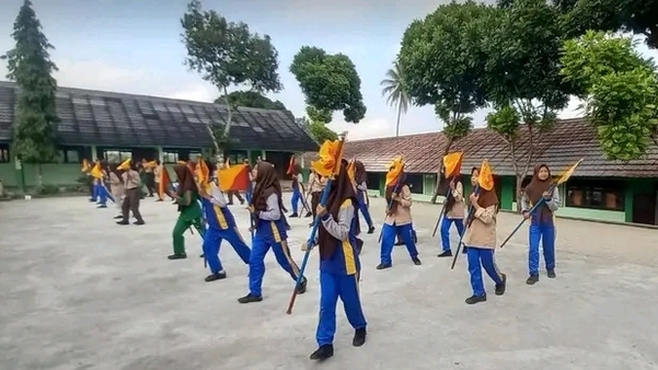 Hadapi Lomba, Tim Pramuka MTs N 01 OKUS Terus Berlatih