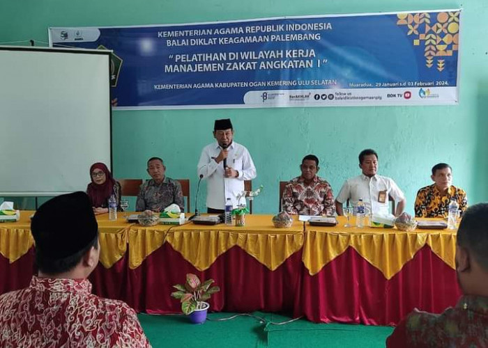 Balai Diklat Keagamaan Palembang dan Kemenag OKU Selatan Gelar Pelatihan Manajemen Zakat 