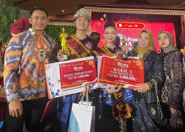 Sabet Juara 2 dan Best Kostum Putera Puteri Sriwijaya 2022