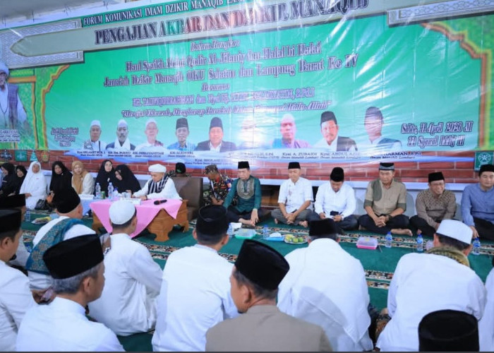 Wakil Bupati OKU Selatan Hadiri Pengajian Akbar Dzikir Manaqib dan Haul Syaikh Abdul Qodir Aljailaniy