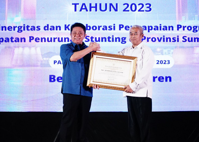 Sukses Turunkan Stunting Gubernur Sumsel Herman Deru Dapat Penghargaan dari Kepala BKKBN RI 