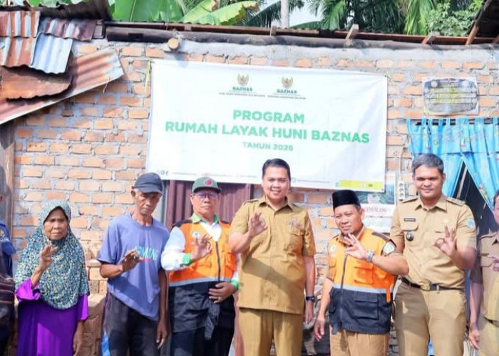 Kabag Kesra OKU Selatan Hadiri Peletakan Batu Pertama RLHB Baznas Provinsi Sumatera Selatan Tahun 2026