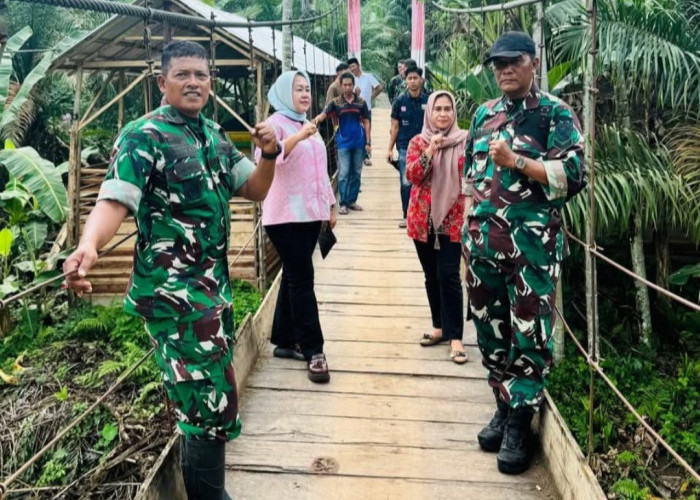 Camat Runjung Agung Tinjau Langsung Lokasi KDMP di Lima Desa