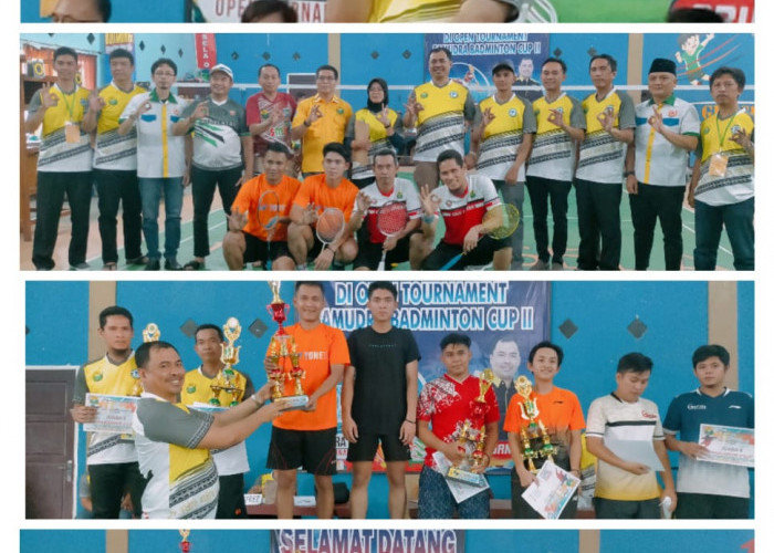 Open Turnamen Badminton Samudra Cup II Resmi Berakhir