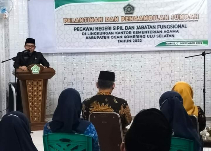 Kemenag Harap PNS Baru Dilantik Mengabdi Secara Serius