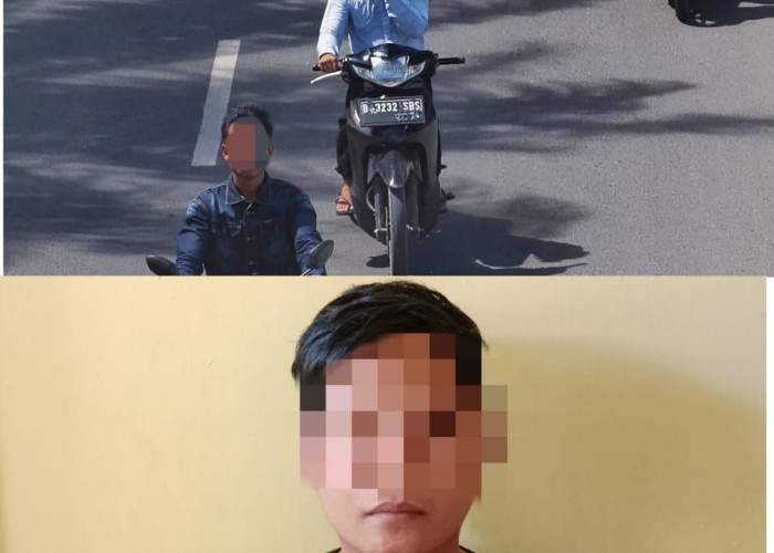 Terkam CCTV Saat Kabur, Pencuri Sepeda Motor di OKU Timur Dikejar Hingga Bengkulu