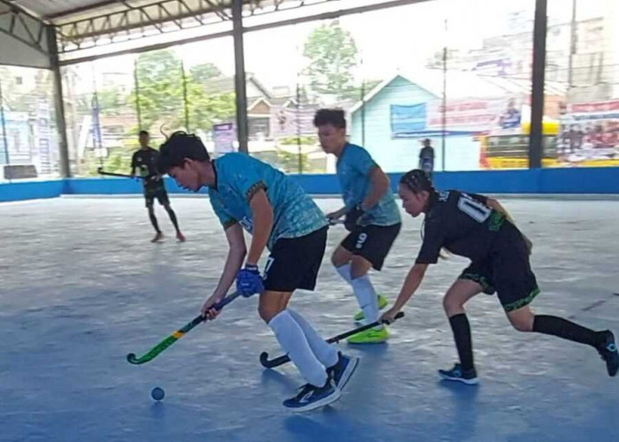 Kalahkan Tuan Rumah, Tim Putra Cabor Hockey OKU Selatan Melaju ke Final Porprov Sumsel XIV 