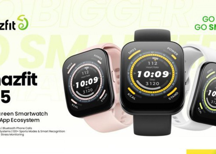 Amazfit Bip 5 Smartwatch Terbaru Zepp Health dengan Layar Besar dan Fitur Canggih