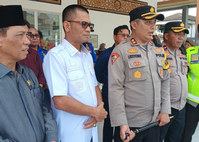 80 personel Polres OKU Selatan amankan Pleno Terbuka Kabupaten