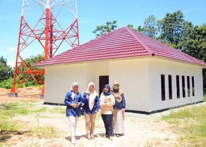 Tim Survei Tinjau Lokasi Pembangunan Tower TV Digital di Muaradua