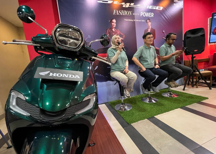 Skutik Premium Fashionable Terbaru dari Honda, New Honda Stylo 160 Resmi Diluncurkan di Sumatera Selatan