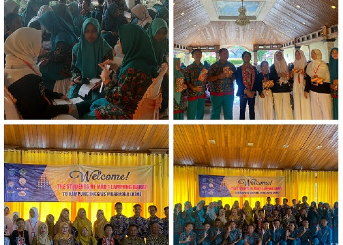 Kampung Inggris Muaradua (KIM) Terima Kunjungan Study Banding MAN 1 Lampung Barat
