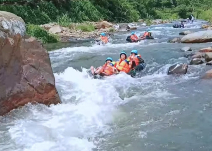Tenggalingan Tubing River Menjadi Destinasi Baru untuk Wisata Riafting di Sindang Danau