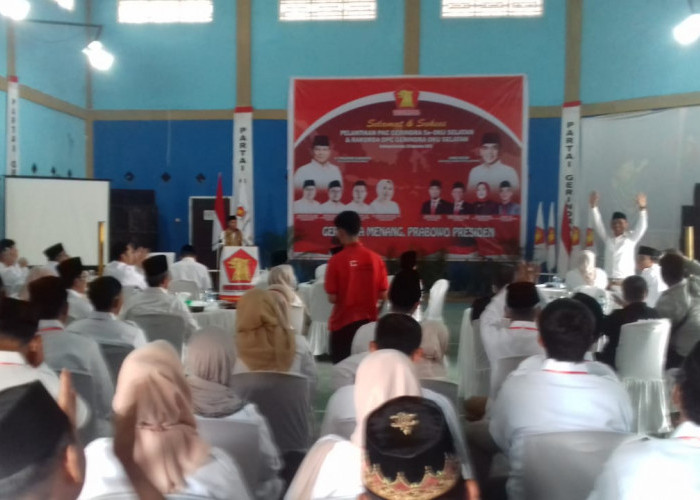 Teriakan 'Prabowo Presiden' Menggema di Gedung Grasela Muaradua