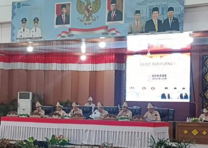 Bupati Berikan Apresiasi Dalam Rapat Paripurna Istimewa DPRD Kabupaten Ogan Ilir