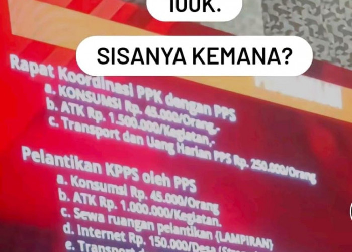 Ini Kata KPU soal  Penyaluran Dana Pelantikan dan Bimtek KPPS di OKU Selatan