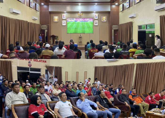 Nobar! Masyarakat Antusias Dukung Timnas Indonesia Dalam Semi Final Piala U-23, Torehkan Sejarah. 