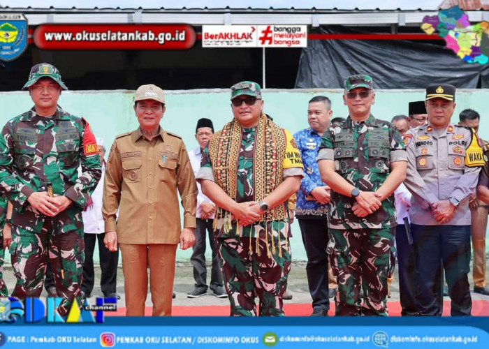 Wabup OKU Selatan Sambut Tim Pengawas TMMD ke-124 Tahun 2025