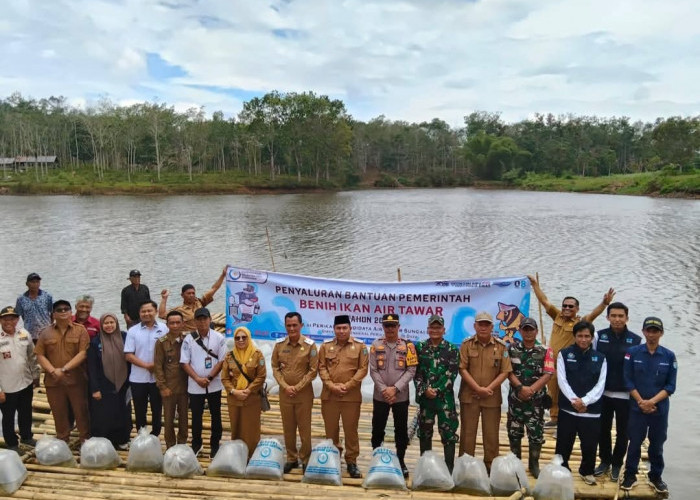 Pemkab OKU Selatan Lakukan Restocking Ikan di Tebat Gabus dan Tebat Bengkok, Dukung Kelestarian Perairan dan K