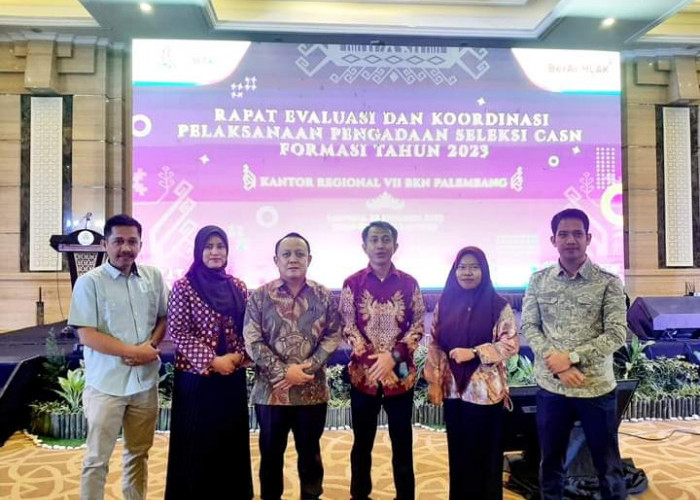 BKPSDM OKU Selatan Menerima Sertifikat Pengadaan Seleksi CASN Tahun 2023