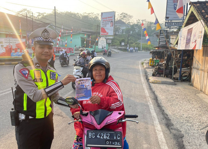 Berhasil Jaring 57 Pelanggar Lalulintas di Operasi Zebra, Didominasi Pengendara Motor Tanpa Helm