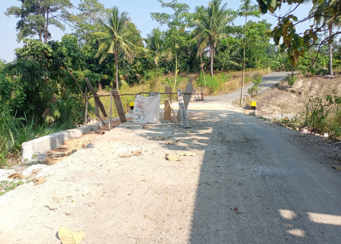 Warga Desa Rantau Panjang Senang, Pemkab OKUS Cepat Tanggap Tanggulangi Longsor