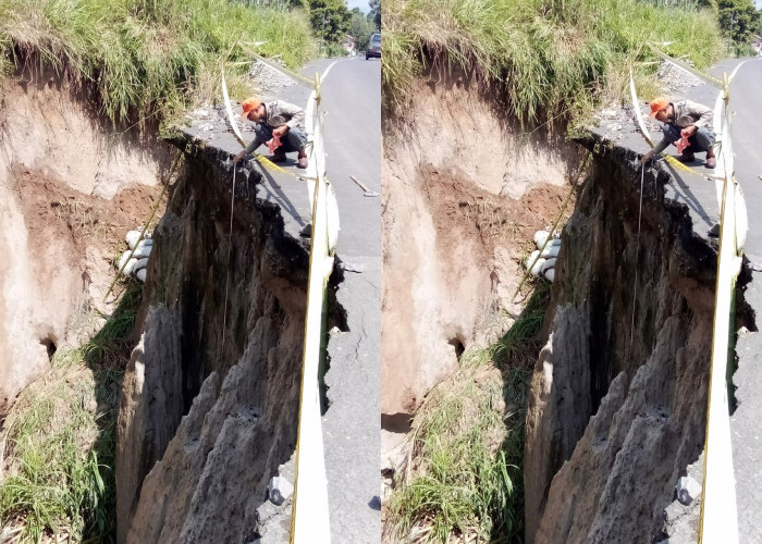 Gawat! Jalan Provinsi Talang Baru Rusak Parah Lagi dan Rentan Kecelakaan, Perbaikan Tak Bertahan Lama