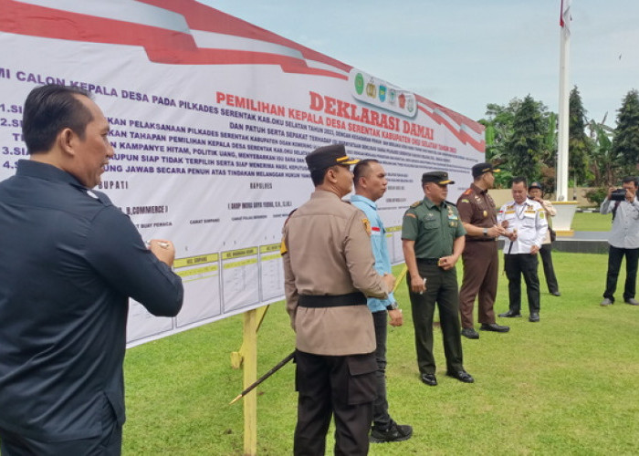 OKU Selatan Langsungkan Deklarasi Pilkades Damai