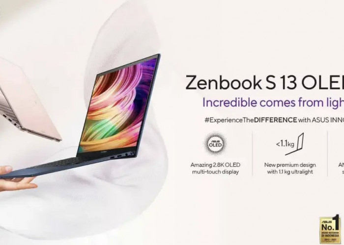  Asus Zenbook S13 OLED UM 5302, Laptop Tipis dengan Performa Luar Biasa