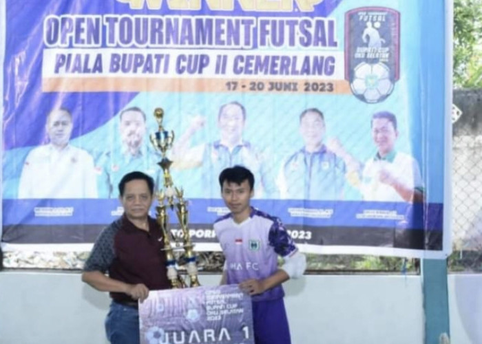 Hadiri Closing Tournament Futsal Bupati CUP II OKU Selatan Tahun 2023 Oleh Staf Ahli Bupati