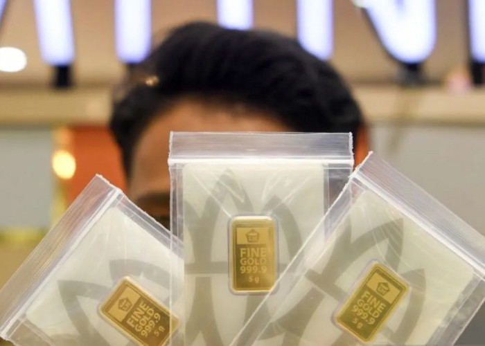 Harga emas Antam anjlok Rp100.000 jadi Rp2.856.000 per gram ‎