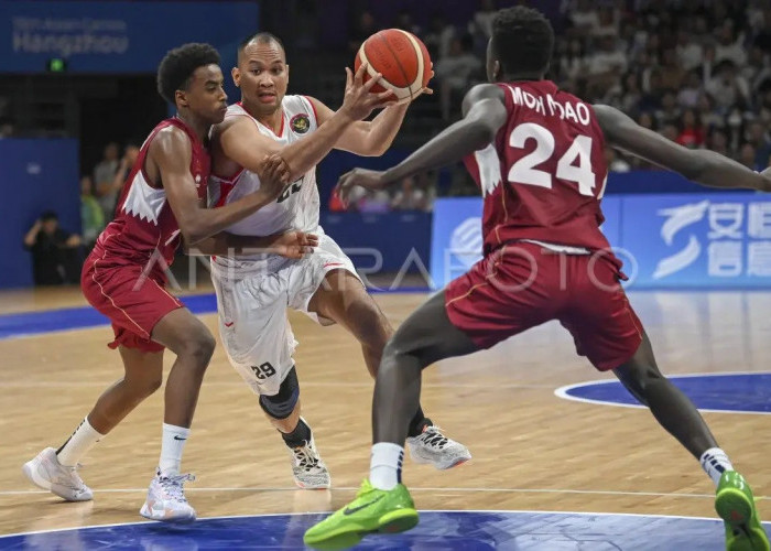 Timnas Basket Putra Indonesia Angkat Koper di Asian Games 2022, Tumbang dari Qatar 67-74