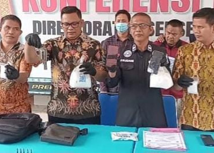 Polda Sumsel Tangkap Bandar Narkoba di OKU Selatan, Sita 2,8 Kg Sabu dan Senpi Rakitan