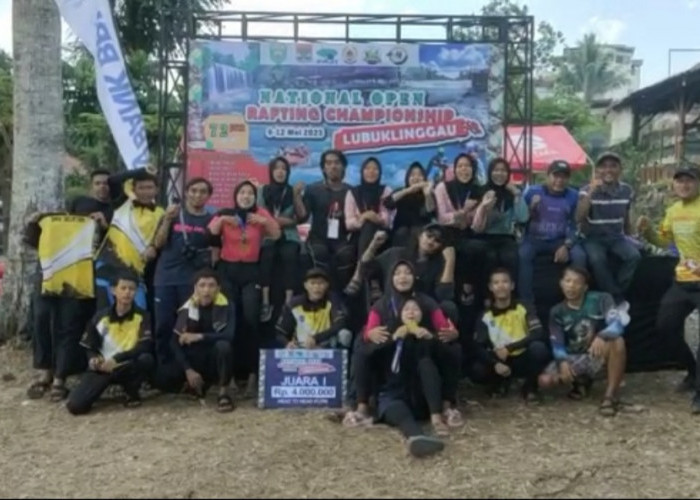 Kalahkan Atlet DKI Jakarta, Atlet  Putri FAJI OKU Selatan Raih Mendali Emas di Ajang Nasional Open Rafting 