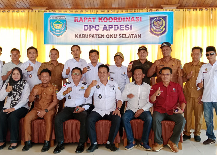 DPC APDESI Kabupaten OKU Selatan Gelar Rapat Koordinasi Pertama Di Aula Samudra