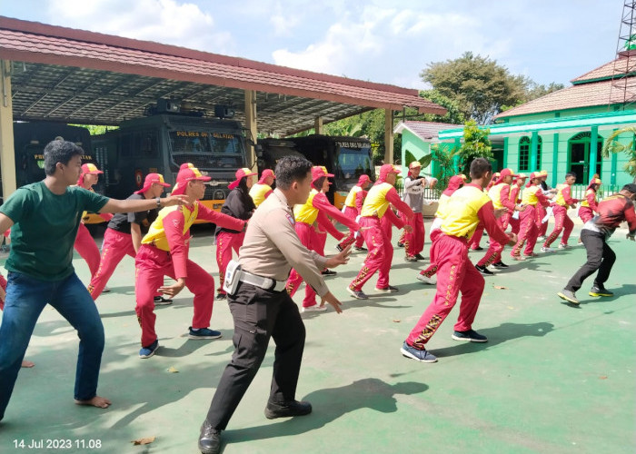 Antusias Anak-Anak Dalam Mempersiapkan Lomba Polisi Keamanan Sekolah (PKS) Tingkat Polda